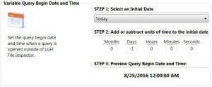 VariableQueryBeginDateTime - Wonderware InTouch Reports